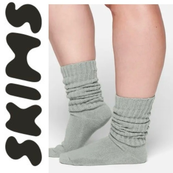 SKIMS SLOUCH SOCK LIMITED EDITION IN MINERAL BRAND NEW - Picture 1 of 5